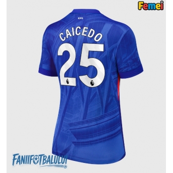 Chelsea Moises Caicedo #25 Tricou Fotbal Replică 2025-26 Femei Acasa